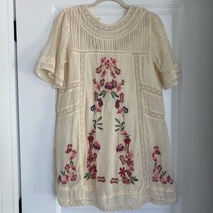 Free people embroidered dress
